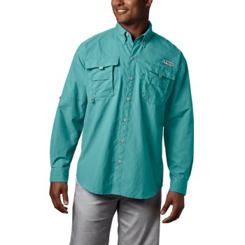 Columbia PFG Bahama II Long Sleeve Big, Camisa Azules Claro Para Hombre | 075864-YIM